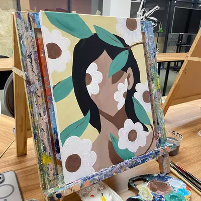 Мастер-класс «Картина на холсте»